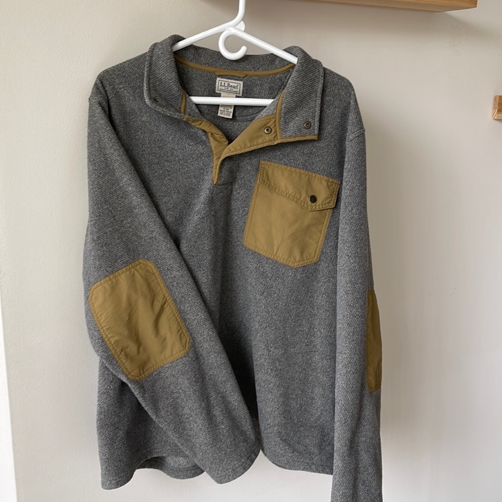 L.L Bean , grey , XL , sweatshirt